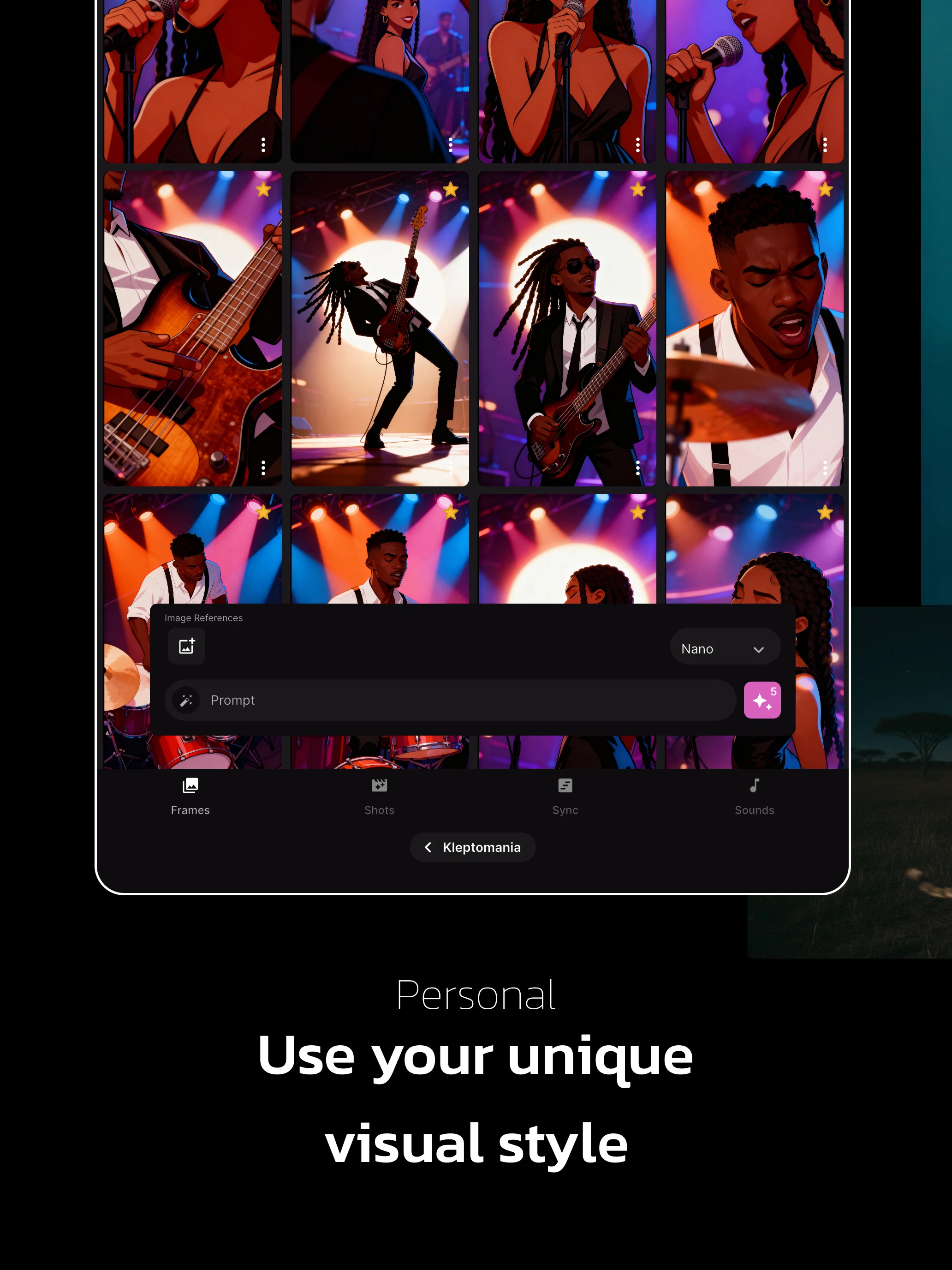AI Music Video Generator - 1MS screenshot