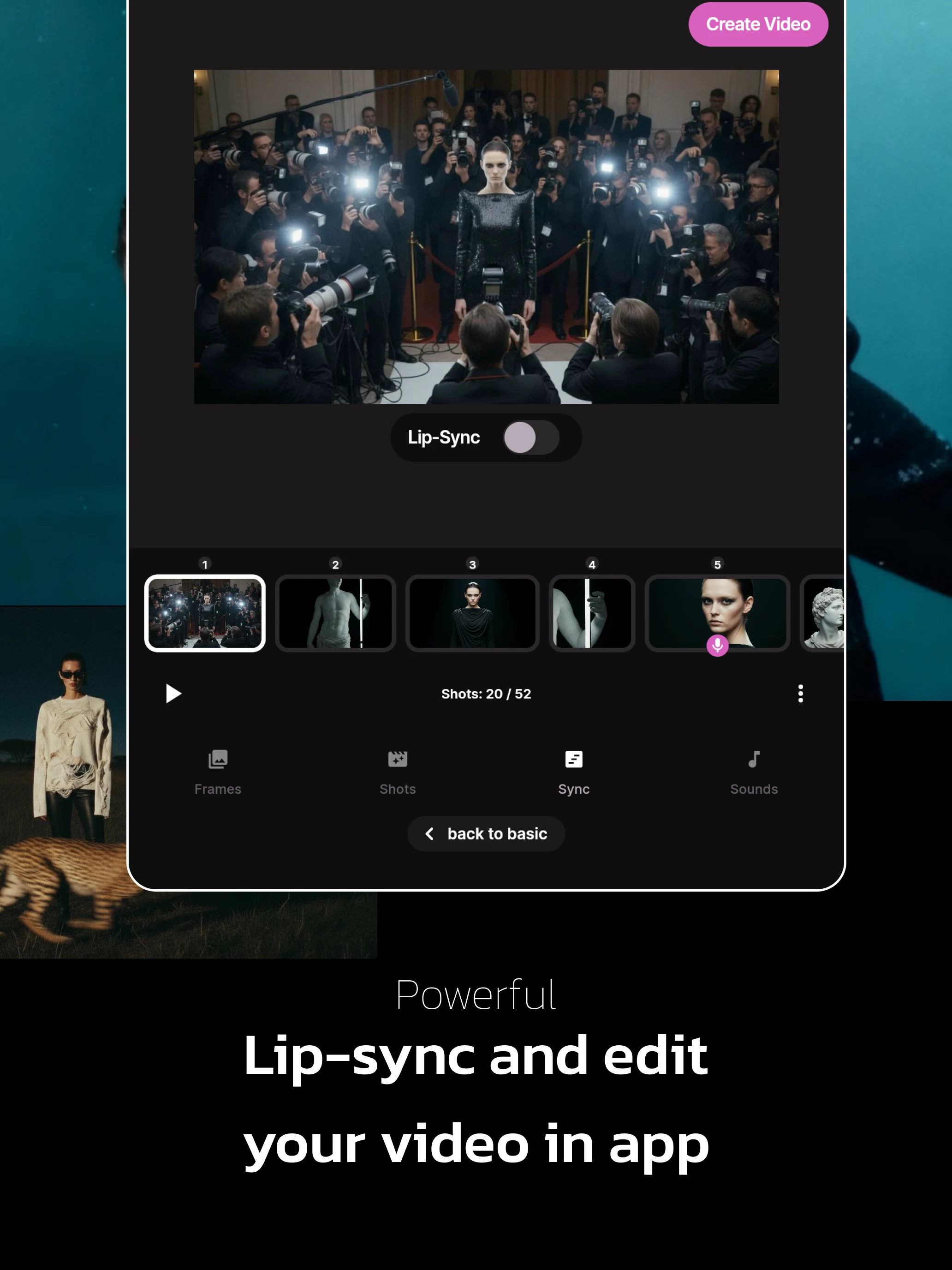 AI Music Video Generator - 1MS screenshot